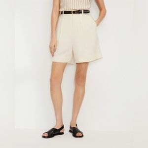 Everlane Linen Way-High Drape Short in Canvas, 4